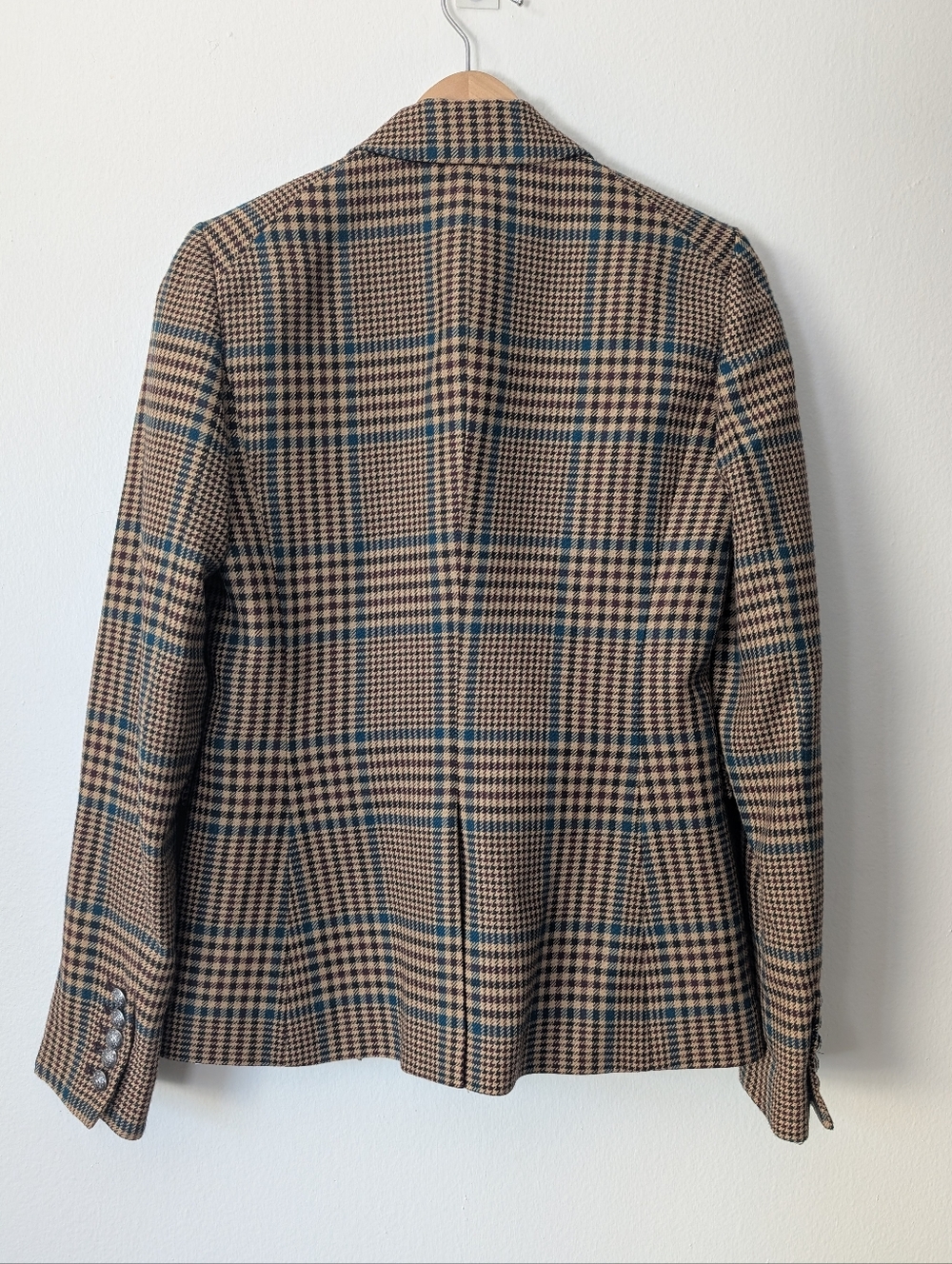 Veronica Beard Miller SUIT Dickey Jacket Blazer & Pants Wool Houndstooth Size 2 - Picture 5 of 16
